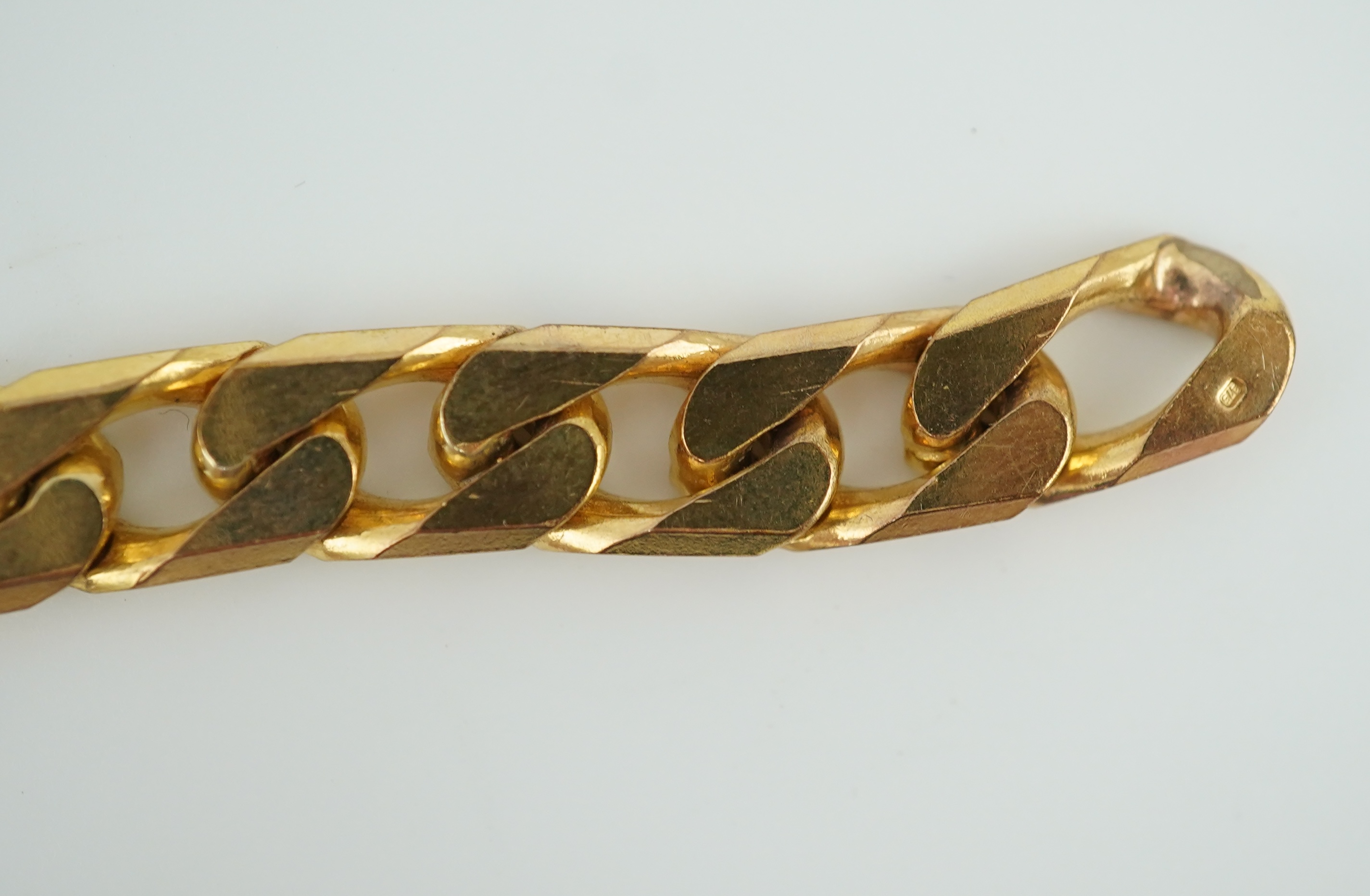 A 9ct gold bracelet, circa 1989